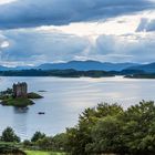 Ein Schloss am Loch Linnhe