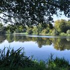 Ein Schlosspark im Spiegel