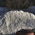 Ein Schneehaufen für Robert oder der Ruhesteingletscher