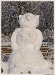 Ein Schneemann der besonderen Art