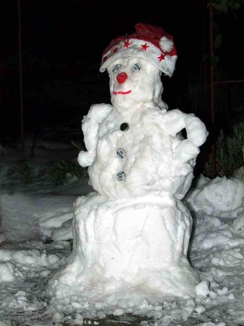 Ein Schneemann