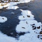 Ein Schneemann geht baden