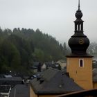 Ein schneller Blick aus dem fahrenden Zug auf Ludwigsstadt