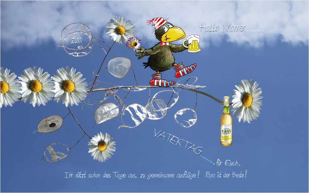 Ein schöne Vatertag... Foto & Bild blümchen, wünsche, fotocollage