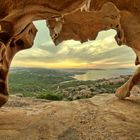 Ein schöner Abend am Capo d'Orso (Bärenfelsen)