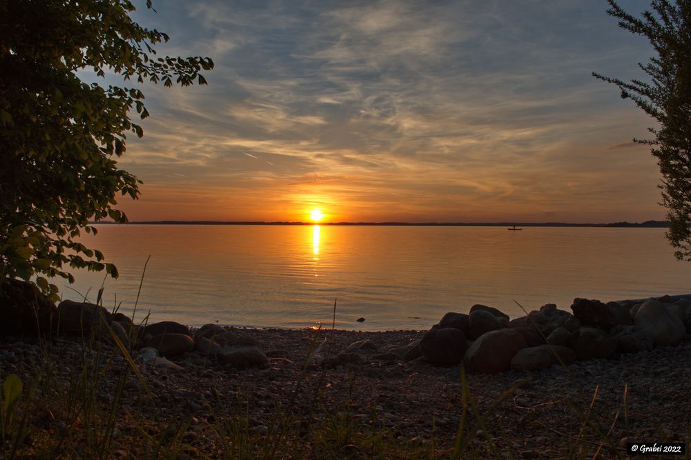 ein schöner Abend am Chiemsee 