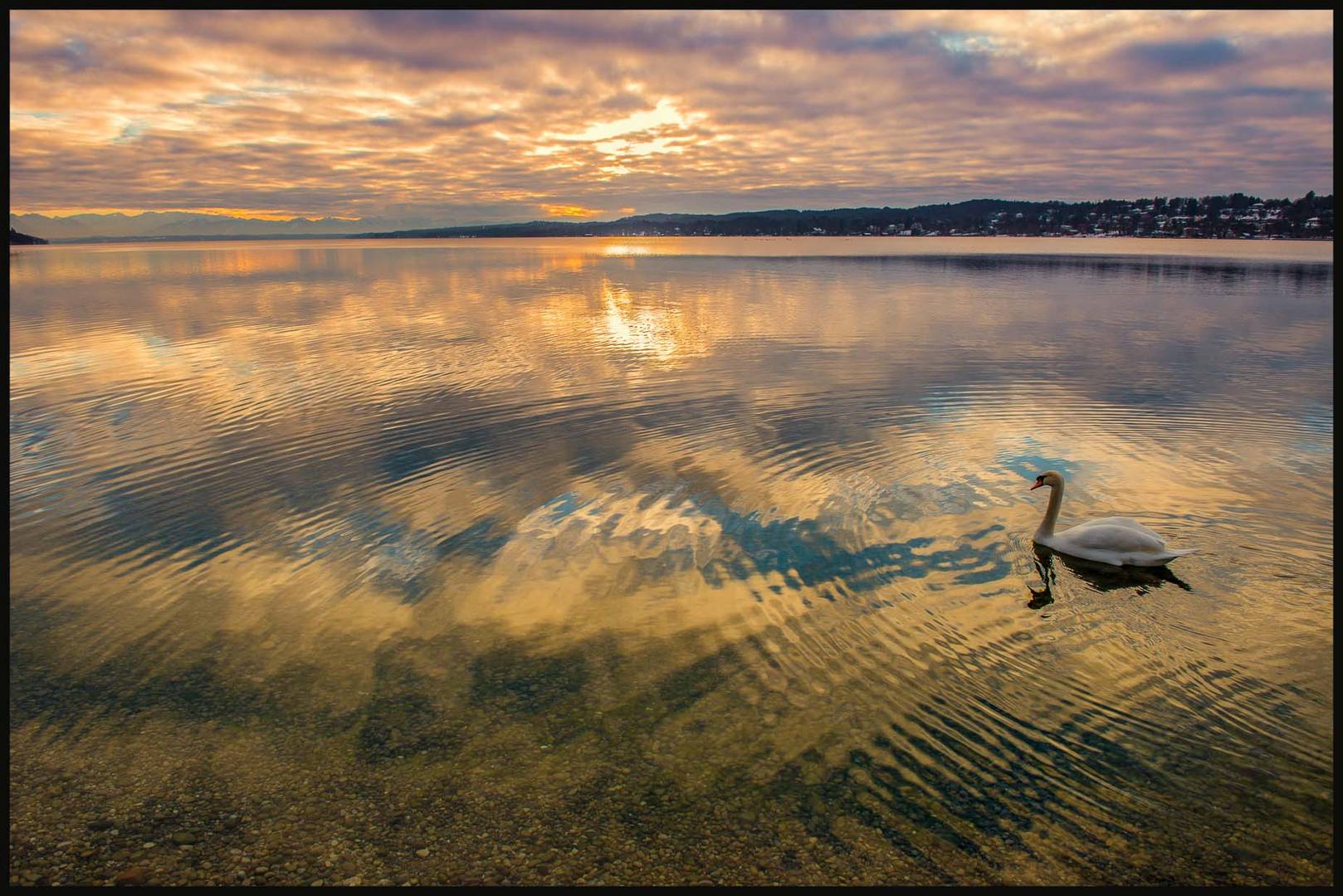 Ein schöner Abend am Starnbergersee