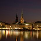 Ein schöner Abend an der Hamburger Alster