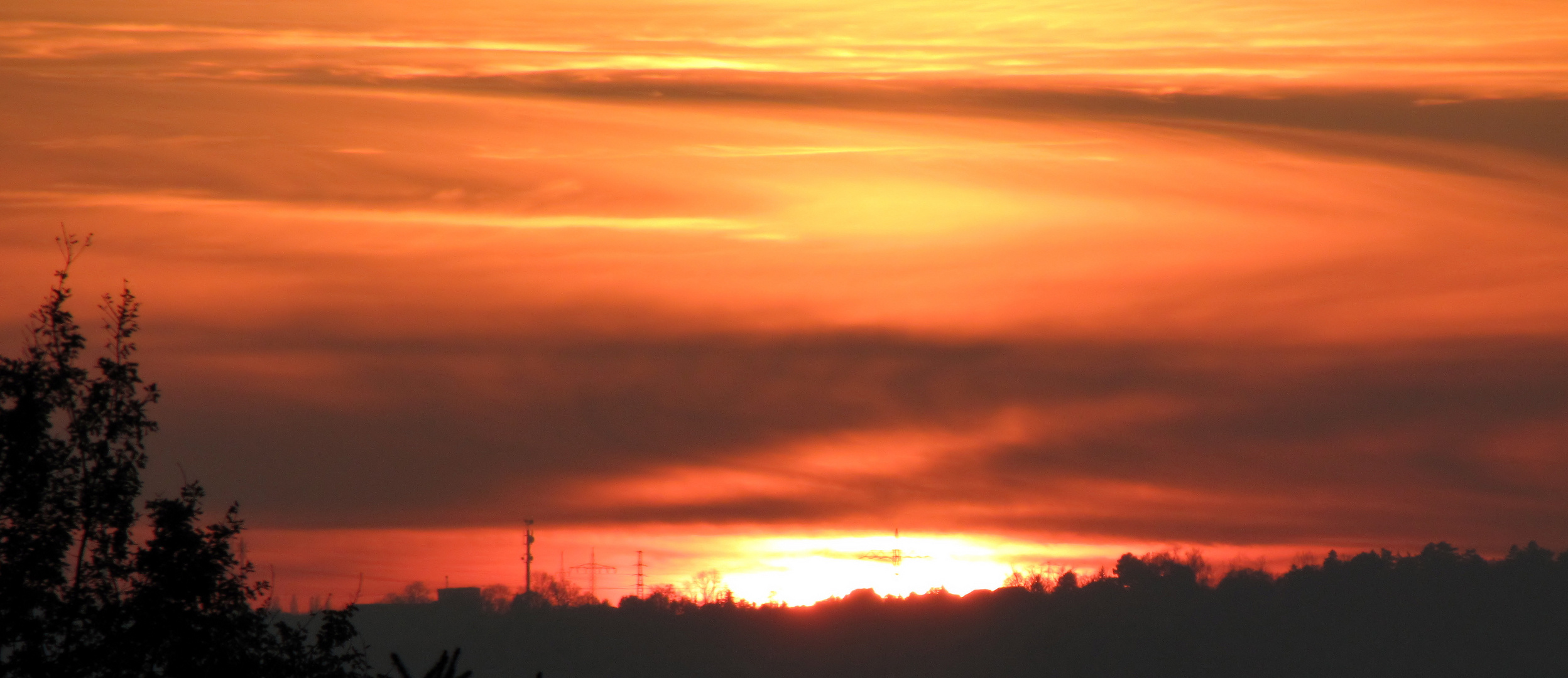 Ein schöner Abendhimmel