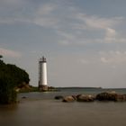 Ein schöner abgelegener Leuchturm auf Rügen