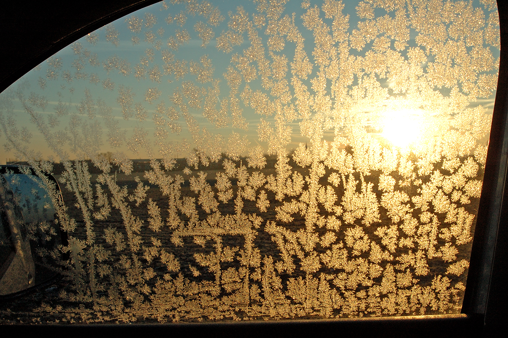 Ein schöner Blick aus dem Autofenster