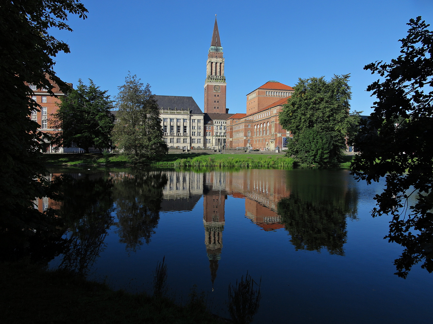 ein schöner Blick in der Landeshauptstadt Kiel