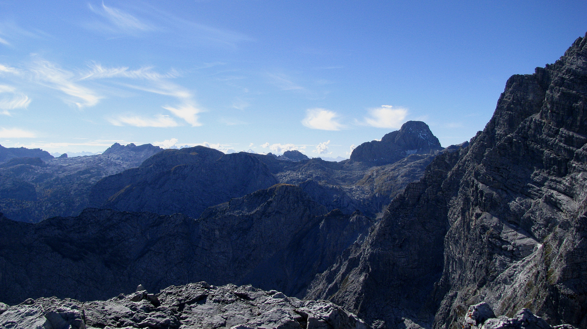 Ein schöner Blick ins Steinerne Meer mit dem Gr. Hunstod