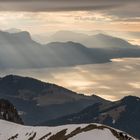 ein schöner Blick über das schweizer Nebelmeer