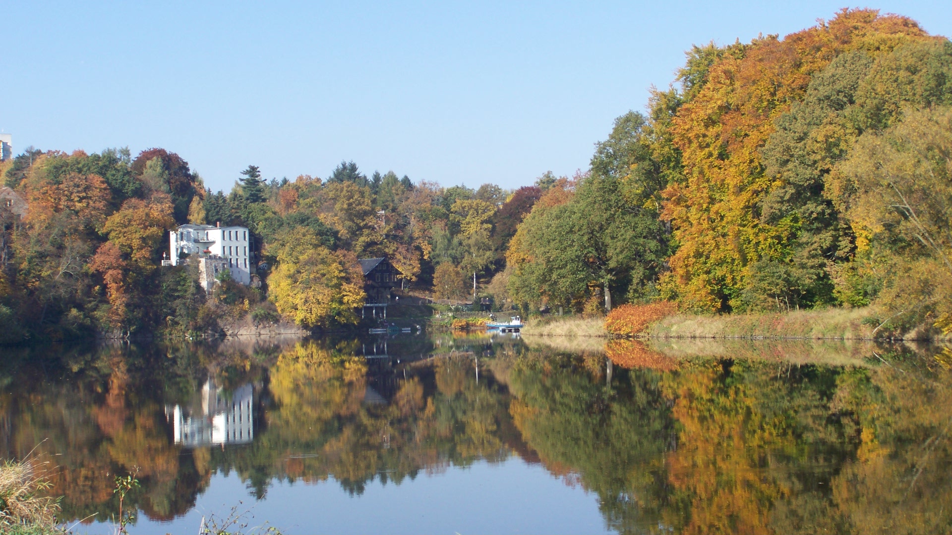 Ein schöner Herbsttag an der Mulde / Un bel jour à l'automne à la Mulde