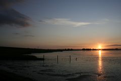 Ein Schöner Herbsttag neigt sich dem Ende in Dangast(Jadebusen)