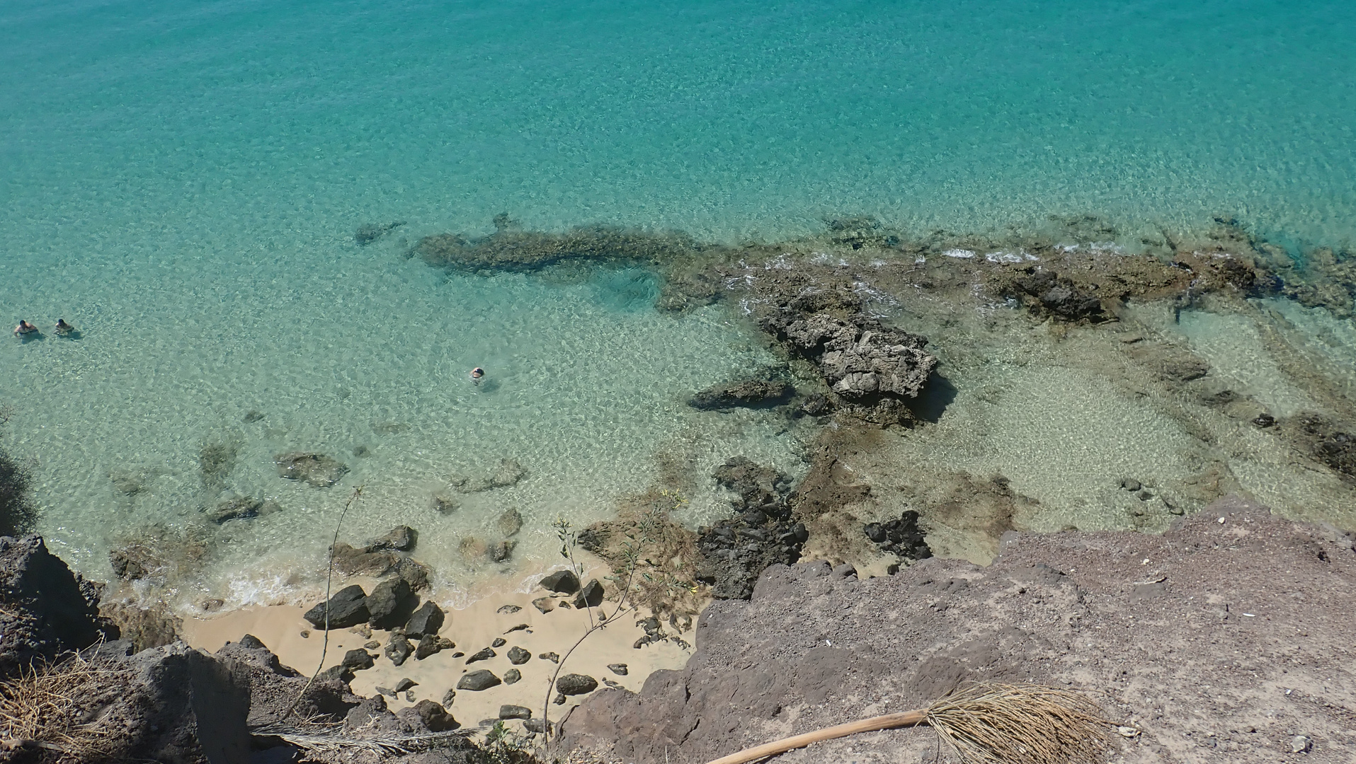 Ein schöner kleiner Schnorchelplatz bei Morro Jable auf Fuerteventura