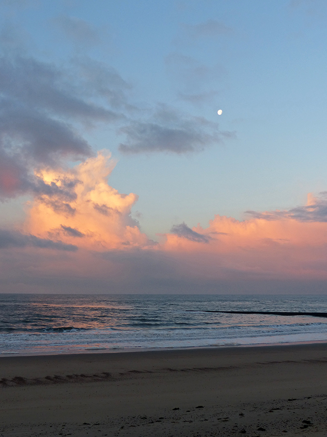 Ein schöner Morgen am Borkumer Strand