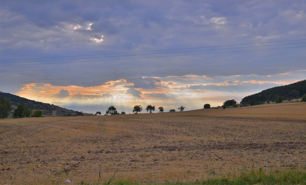 ein schöner Morgenhimmel