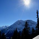 Ein schöner nachmittag auf der Wettersteinhütte