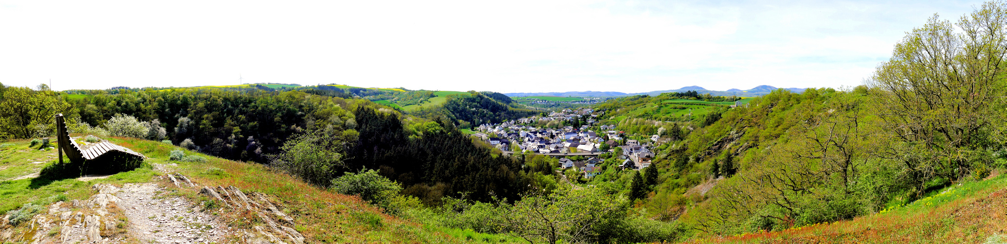 Ein schöner Ort für eine Rast mit Panorama-Aussicht....