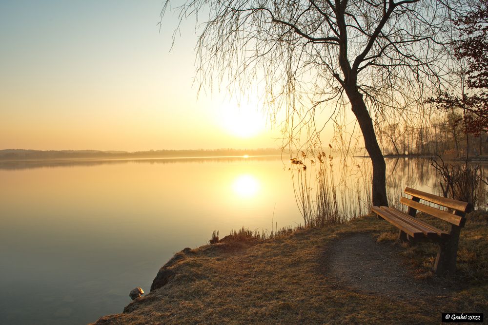 ein schöner Platz am Waginger See 