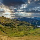 Ein schöner Platz mit Blick über die Alpen