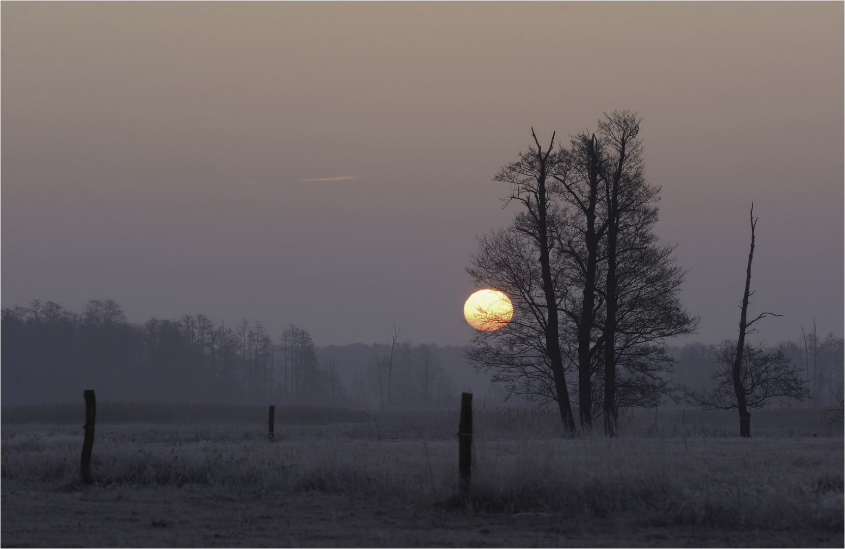 Ein schöner Sonnenaufgang ...