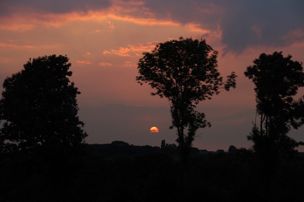 ein schöner Sonnenuntergang...