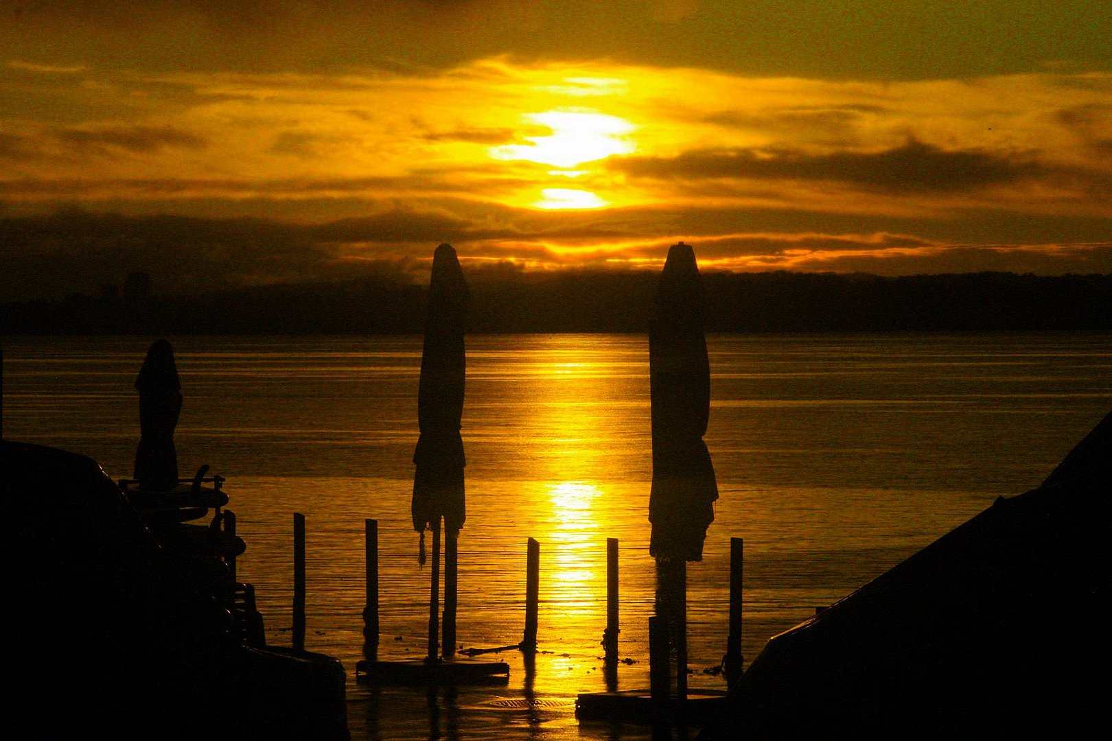 Ein schöner Sonnenuntergang am Zugersee...