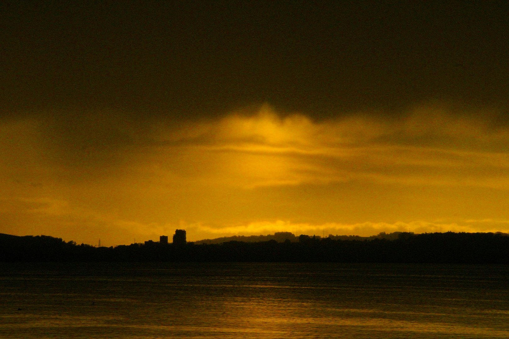 Ein schöner Sonnenuntergang am Zugersee...