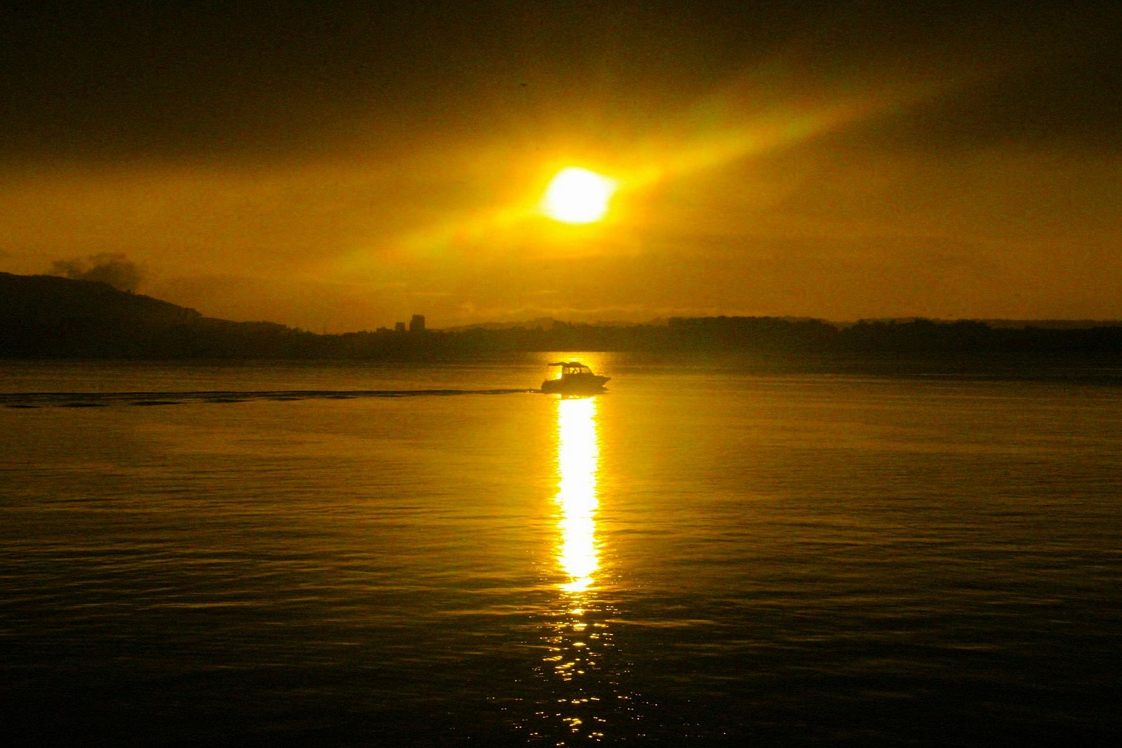 Ein schöner Sonnenuntergang am Zugersee...