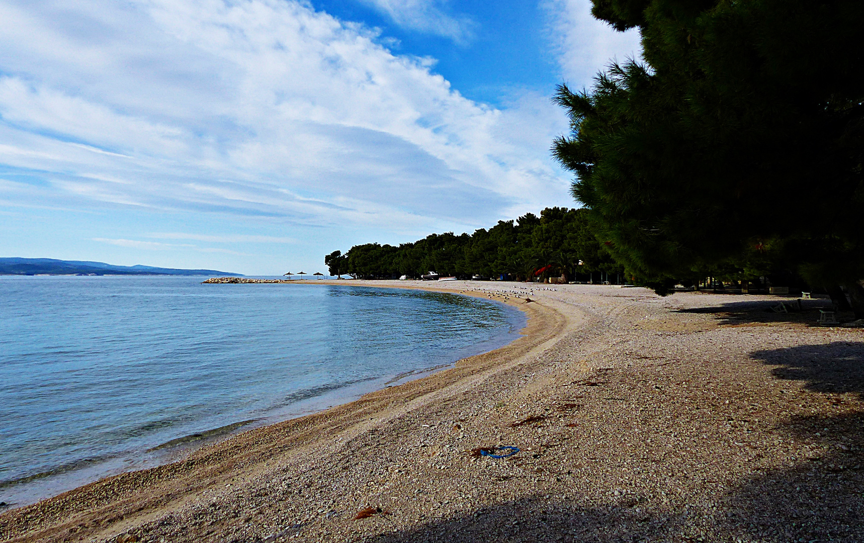 Ein schöner Strand in Kroatien