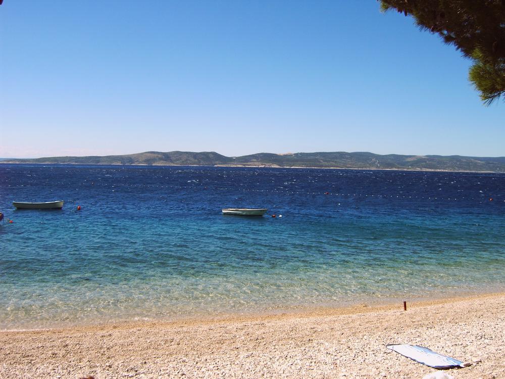 Ein schöner Strand in Kroatien