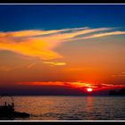 ein schöner Strandabend in Alanya