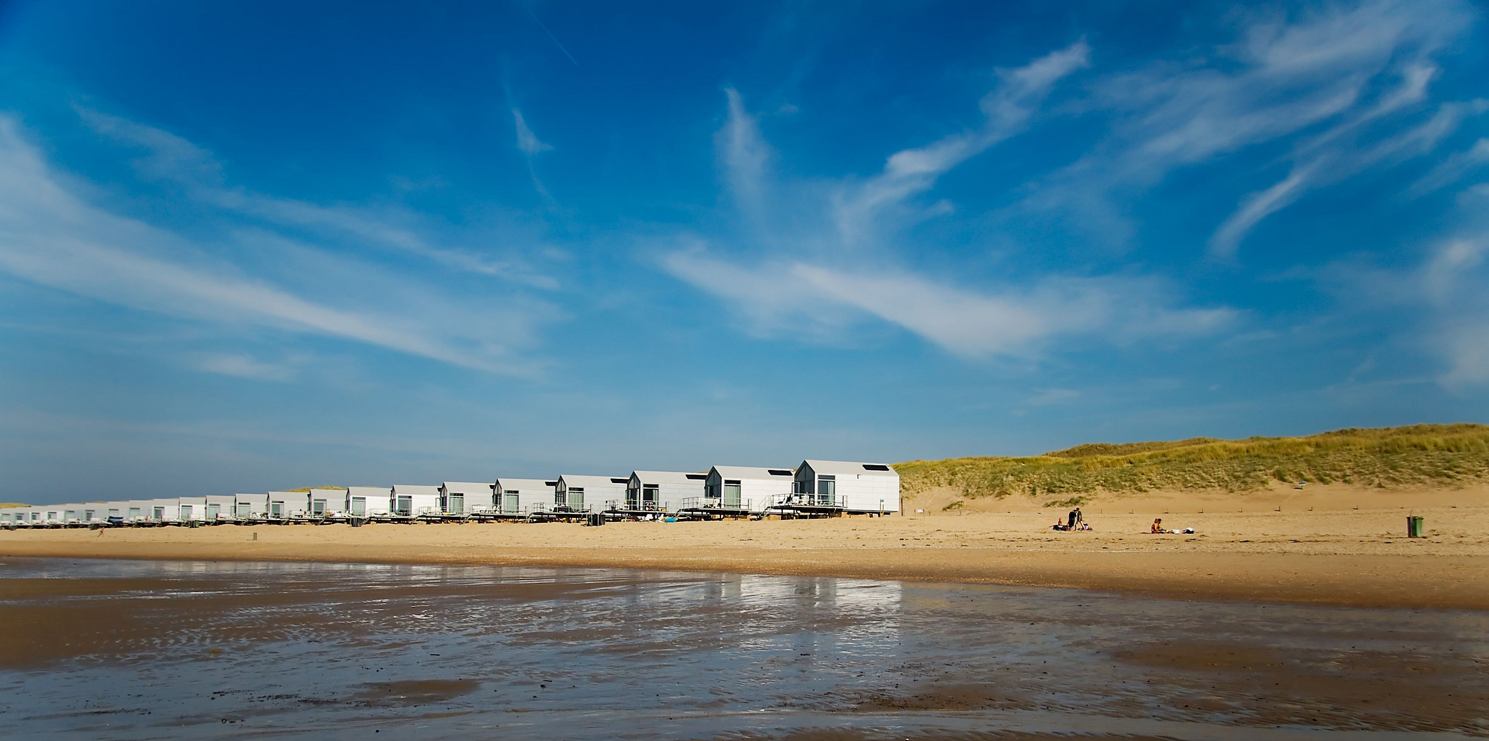 Ein schöner Strandtag Ende September an der Nordsee