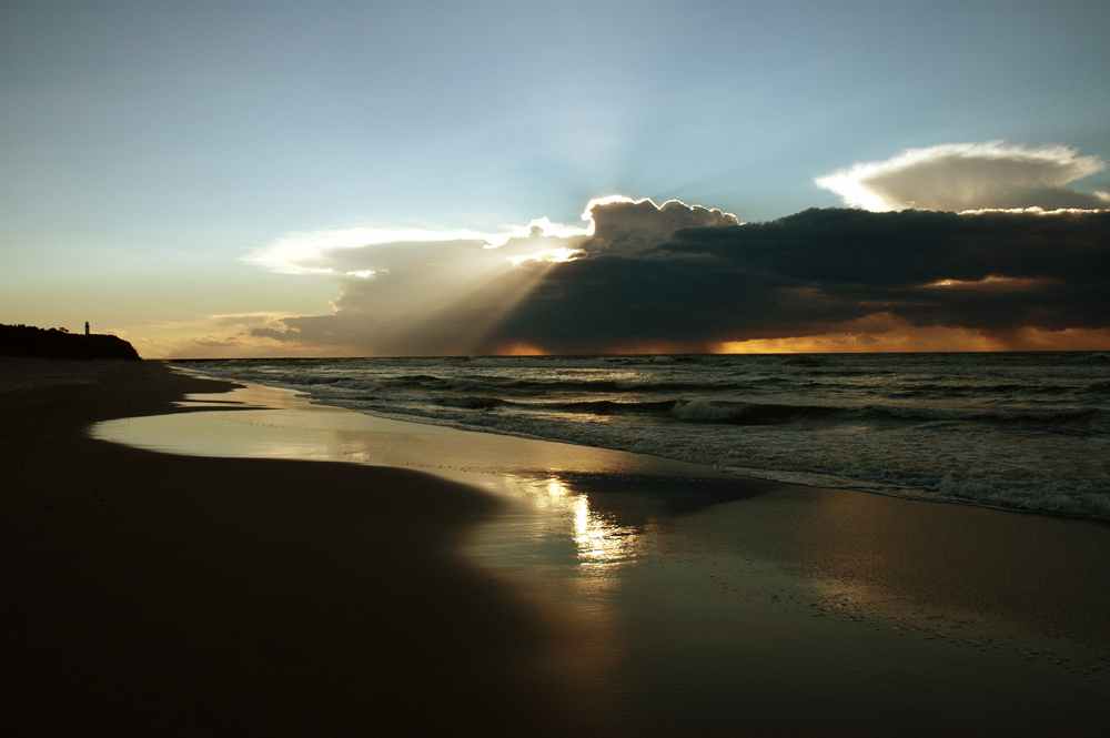 Ein schöner Tag an der Ostsee geht zu Ende...