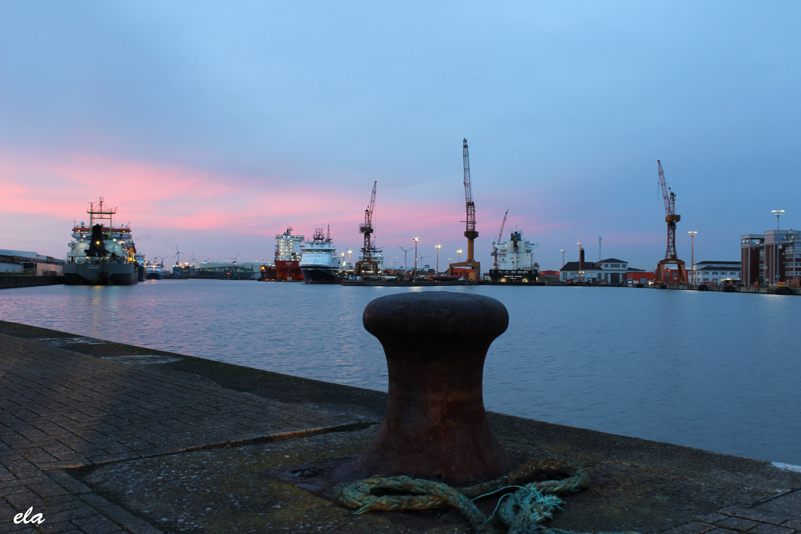 Ein schöner Tag in Bremerhafen