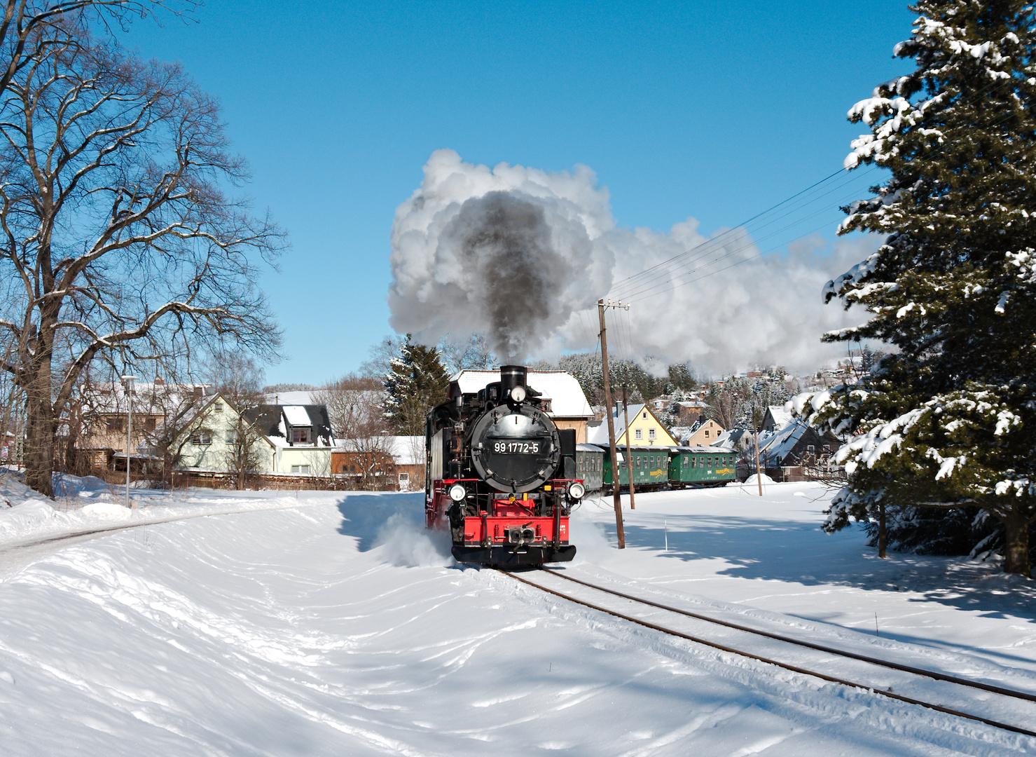 Ein schöner Tag in Erzgebirge 