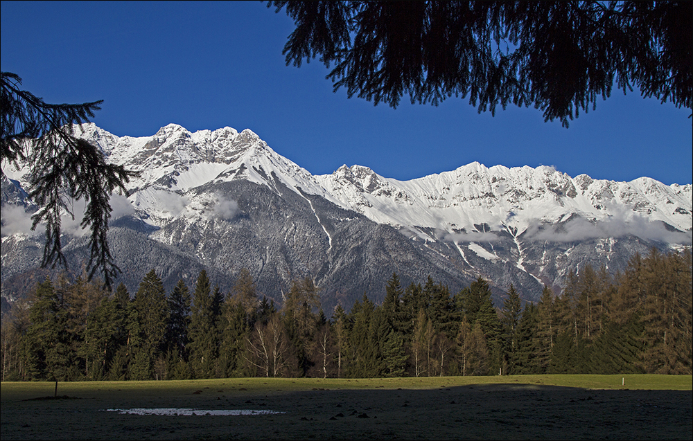 ein schöner Tag mit Blick zur Nordkette