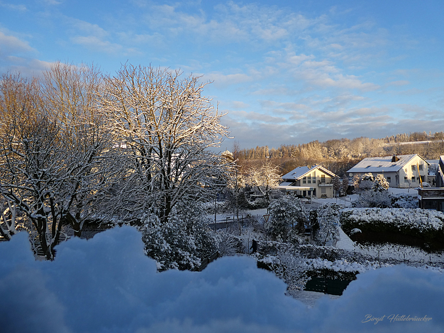 Ein schöner Wintermorgen