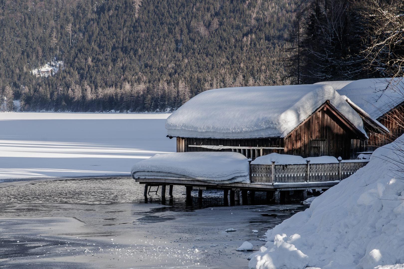 ein schöner Wintertag am Altausseersee