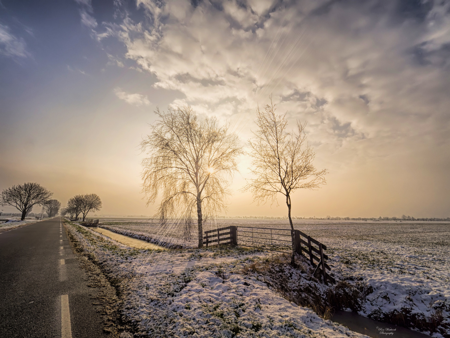 Ein schöner Wintertag erwacht