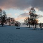 Ein schöner Wintertag verabschiedet sich.