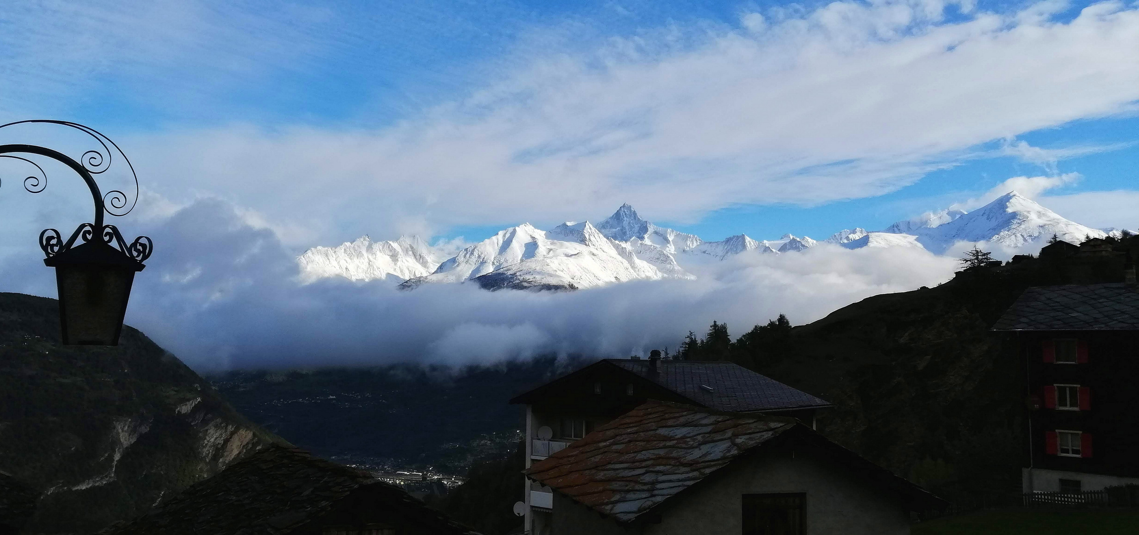 Ein schönes Erwachen im Wallis! 