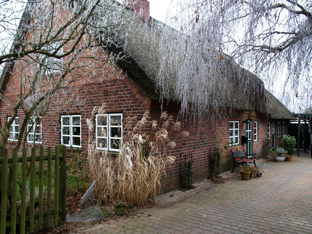 Ein schönes Reetdachhaus in Flemhude