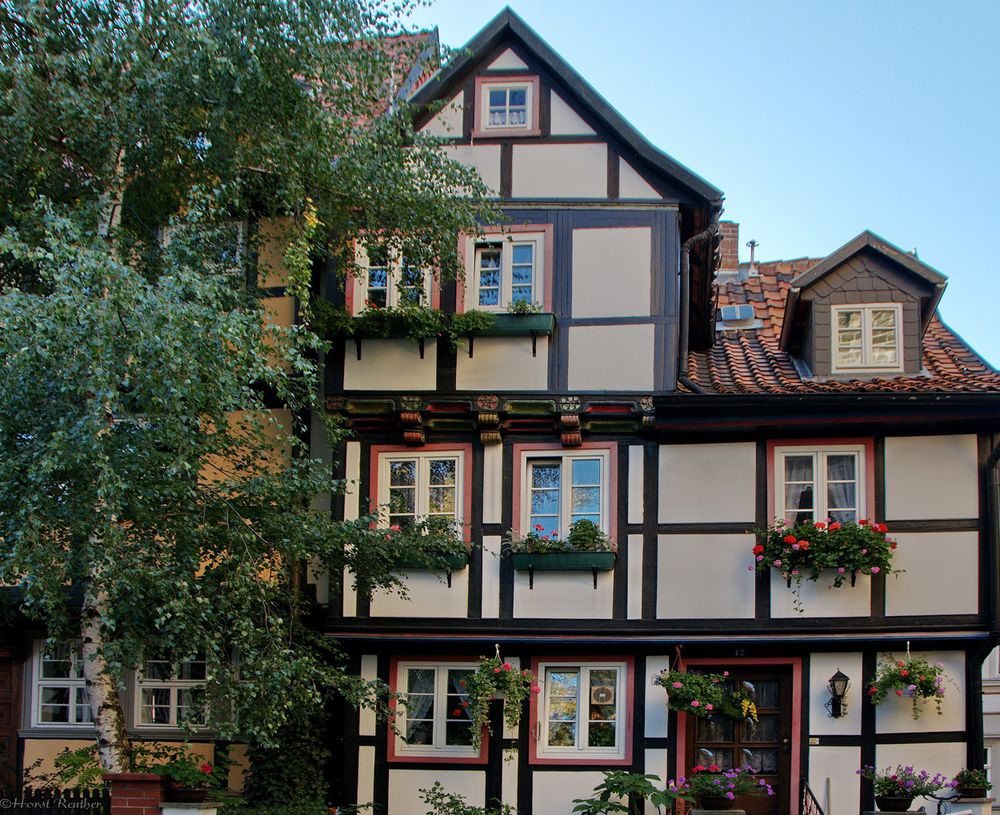 Ein schönes und gepflegtes Haus in Quedlinburg.