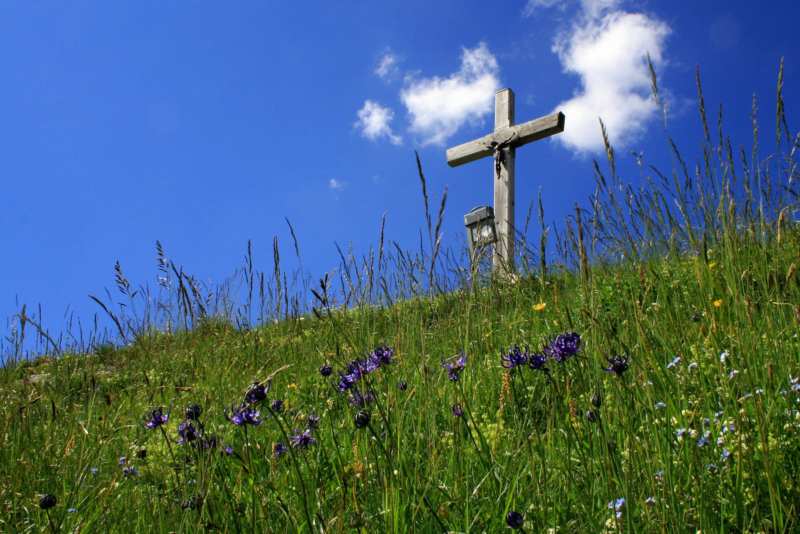 Ein Schritt vor dem Gipfelkreuz!