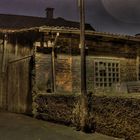 Ein Schuppen am Abend in HDR