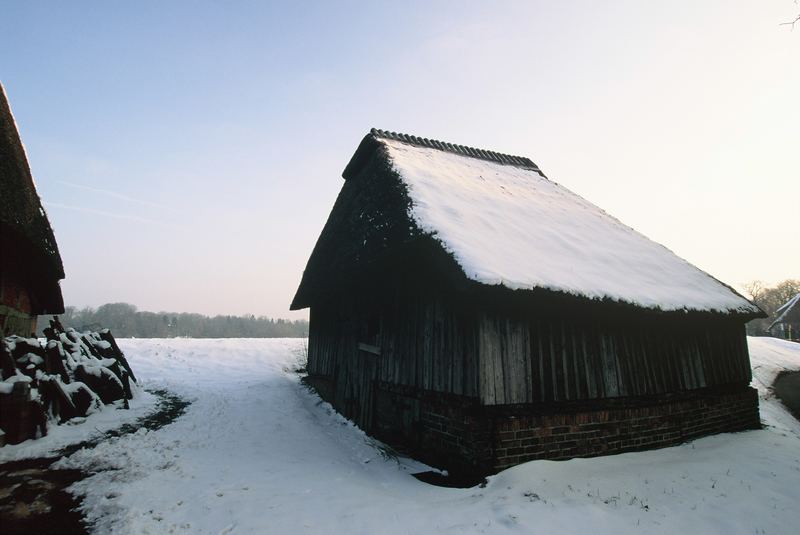 Ein Schuppen an der Lesum